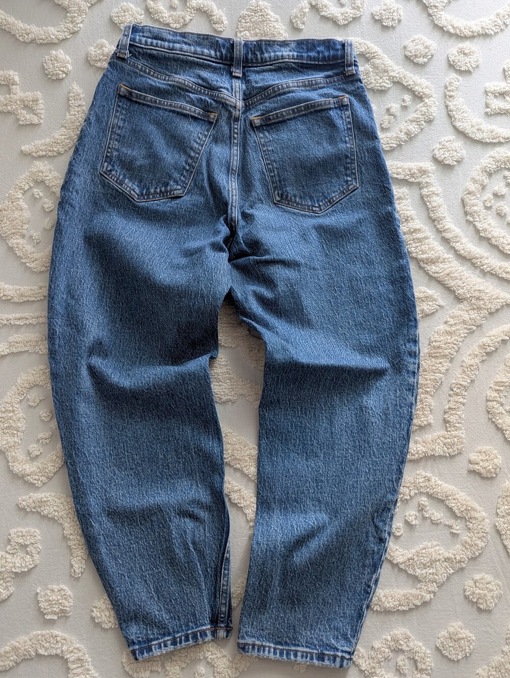 Abercrombie & fitch the 80s mom high rise Ankle jeans With Pleats Size 28 / 6 S - Picture 6 of 8